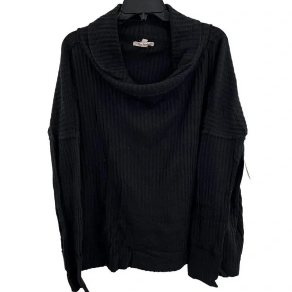 NWT Free People Juicy long sleeve tunic in black - Picture 3 of 10